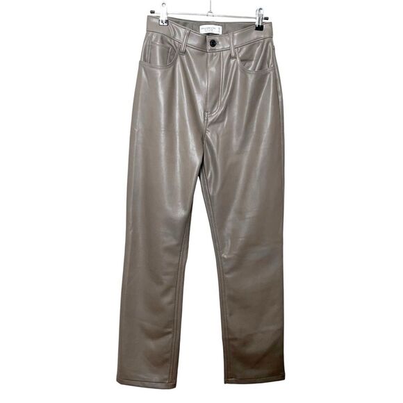 Abercrombie & Fitch 90s Straight Ultra High Rise Pants Women’s Size 26 Taupe - Picture 2 of 12